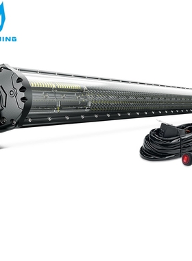 M2 52 LED Light Bar Quad Row Combo Bar Off Road Car Drivin