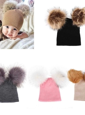 2019 Winter Children Hat Toddler Kids Warm Winter Knit Beani