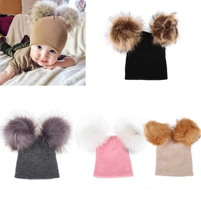 2019 Winter Children Hat Toddler Kids Warm Winter Knit Beani