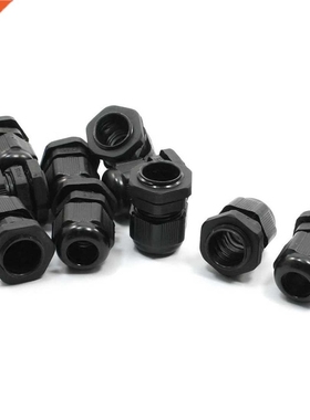 5x 10 Pcs PG13.5 Model 612mm Cable Range Cables Gland Black