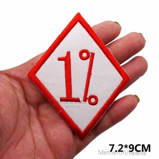 backing punk biker iron moto rider embroidered 1%er skull