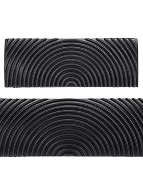 Black Rubber Wood Grain Paint Roller DIY Graining Painting T