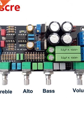 Dual LME49720 / OPA2107 / OP275 / OPA2134 Repalceable Preamp