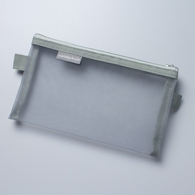 pencil case transparent mesh school pencil bag capacity nylo
