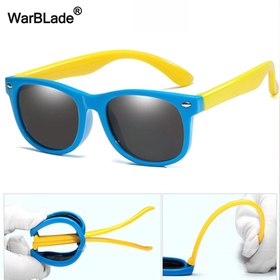 WarBlade Fashion Polarized Kids Sunglasses Silicone Flexibl