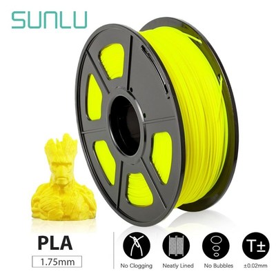 Sunlu 1.75mm PLA Filament 100% no bubble 3D Filaments for 3