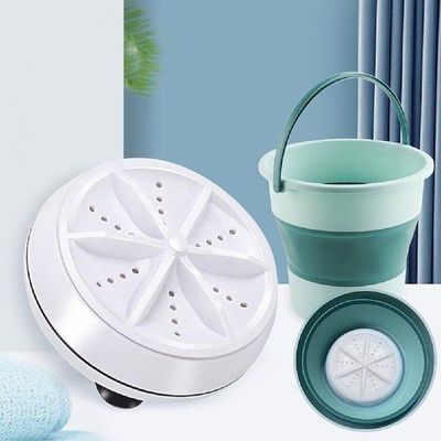 10W Mini Washing Machine USB Powered 2 in 1 Ultrasonic