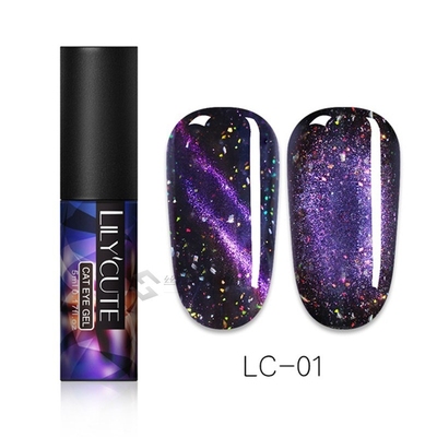 LILYCTE 5ml Auroras Luminous Cat Eye Nail Gel Polish Glow in