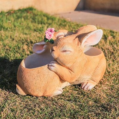 Easter Bunny Flowerpot Large Rabbit Pot Bunny Planter Pot