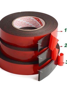 1-3mm thickness Super Strong Double Faced Adhesive foam Tape