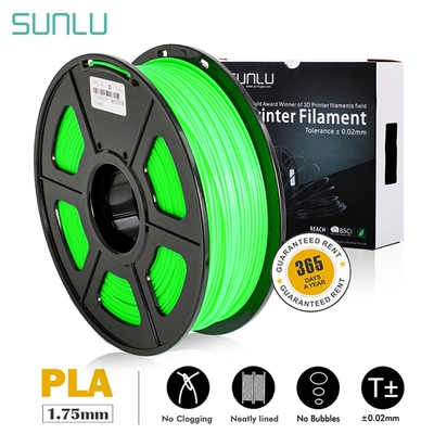 SUNLU 1.75mm PLA Filament 1kg Plastic PLA Filament For 3D P