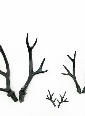 Simulation Black Antler Headdress DIY Accessories Material