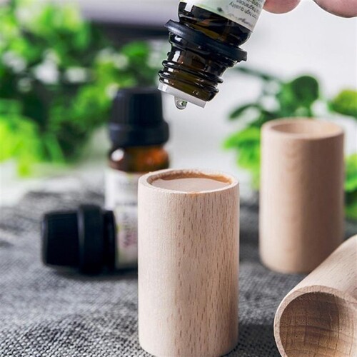 Essential Oil Diffuser Container Slowly Volatile Cherry Wood