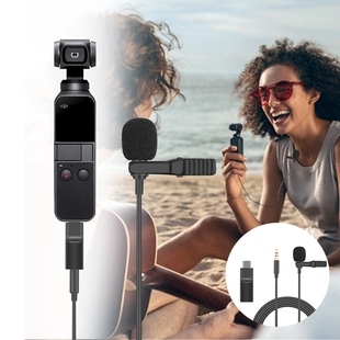 for DJI Osmo Action Osmo Pocket 3.5mm Mini Microphone Mic A