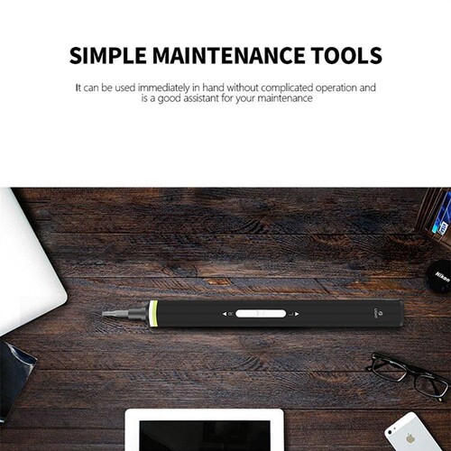 19Pcs/Set Electric Screw Driver Tool USB Chargeable Li-ion B