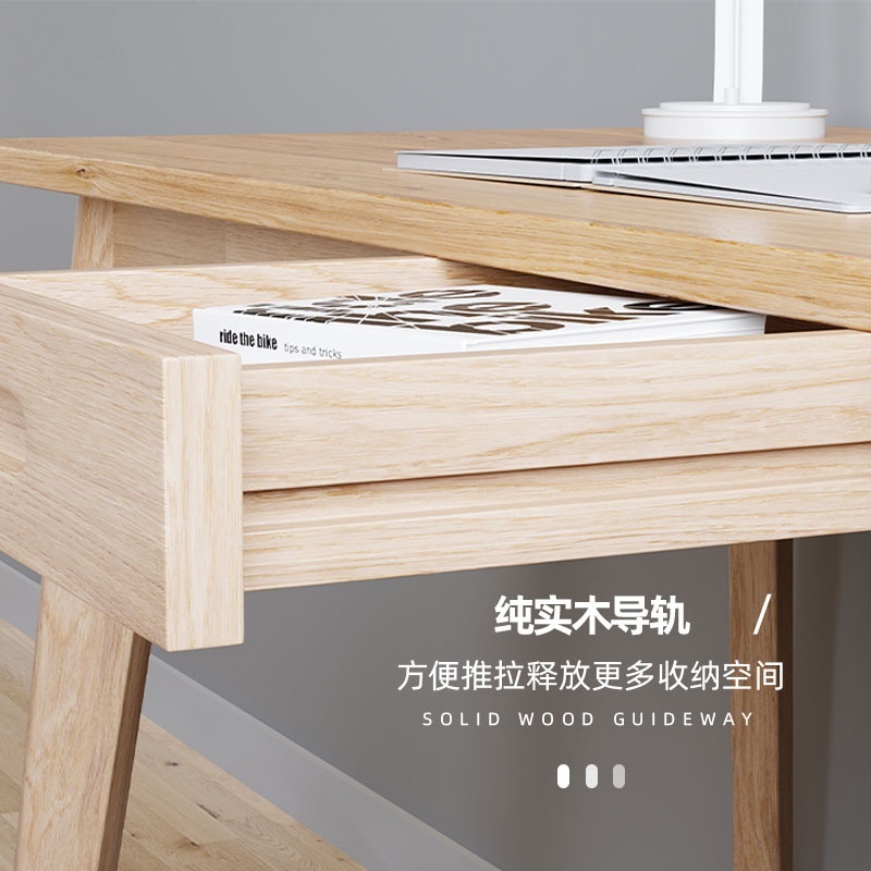 Simple bedroom desktop computer desk study write table cha