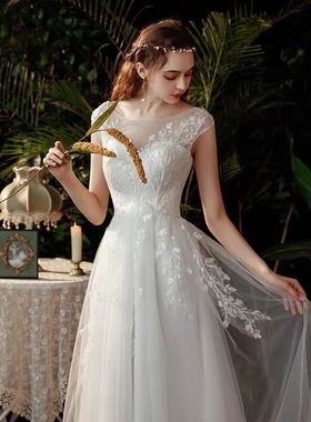 Boho robe de mariee vestido novia wedding dress longue Robe