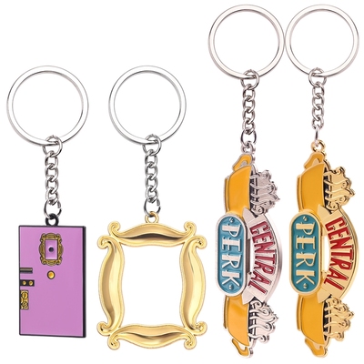 Friends TV Show Jewelry Key Chain Central Perk Coffee Time P
