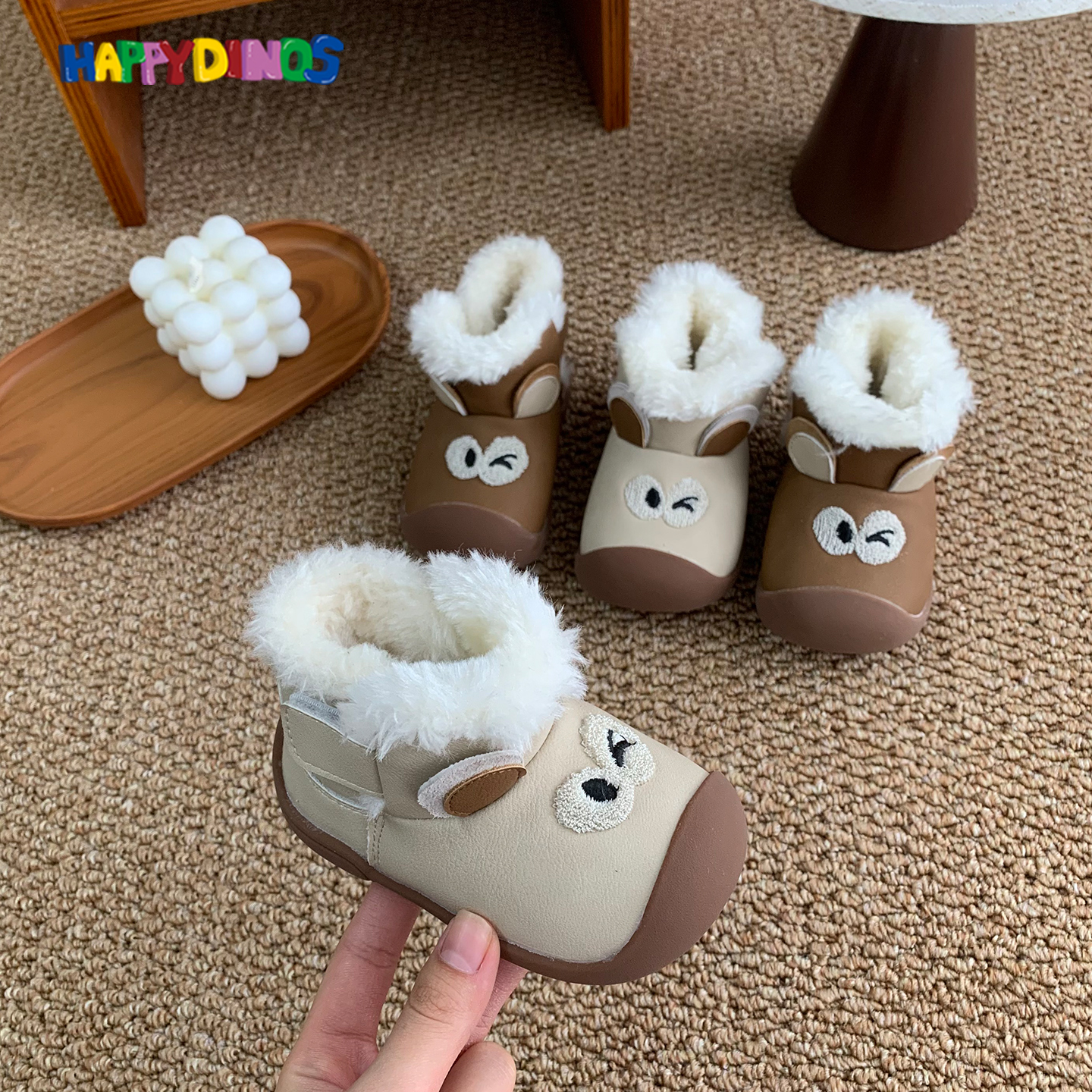 男女宝宝软底加厚保暖雪地靴