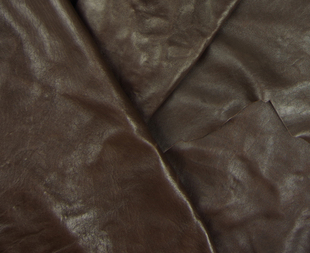 棕色软羊皮厚羊皮头层皮个性皮纹皮料 做包包手工DIY真皮皮料
