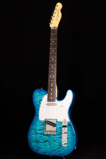 FENDER日芬HybridII融合2telecasterQuiltAquamarine2024新配色