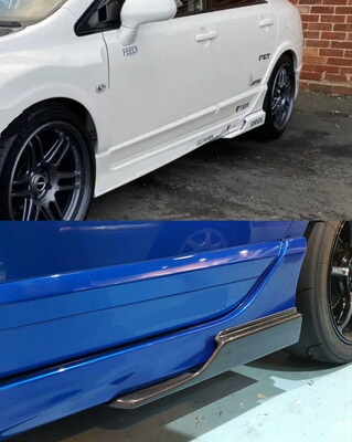 FD2思域TYPE R改装feels款侧裙风口\FEEL'S侧风口（CIVIC）