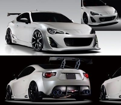GT 86\BRZ改装BZ款前杠\后唇\侧裙\大包围