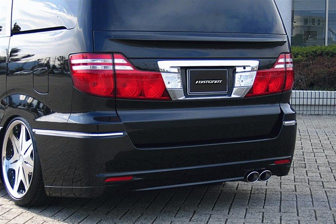 02~08款埃尔法10系\alphard改装170 motoring款中翼