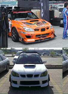 9代Impreza\翼豹WRX\STI改装Koyama款前杠\后杠\侧裙\大包围