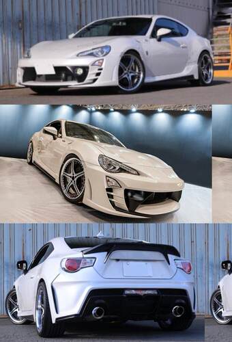 高品质GT 86\BRZ改装Abflug鲨鱼版前杠\后杠\侧裙大包围