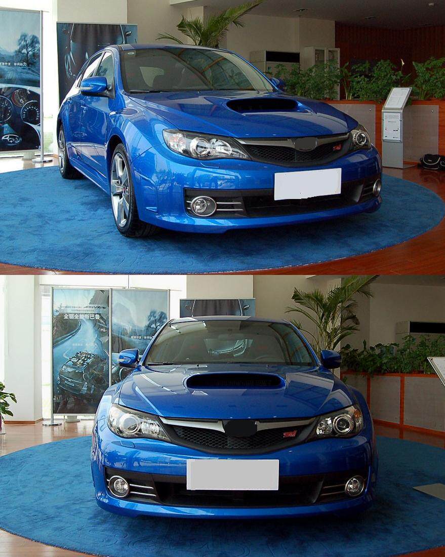 10代斯巴鲁翼豹sti原车款前杠(grbgvbgvf)