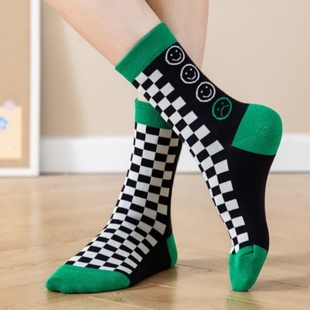 足跟型全脚型足裂袜脚裂袜保湿 纯棉防裂袜子 高筒卡通女士秋冬新款