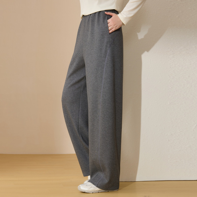 【百搭舒适加绒裤子】纤莉秀大码女装简约休闲裤胖mm2025冬装新款,女装/女士精品,大码裤装,淘宝优惠券,粉丝福利购,淘宝优惠卷