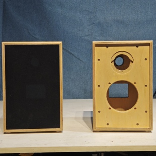 4寸6.5寸箱二分频箱体木箱子音箱定制实木音箱桦木海洋板音箱外壳