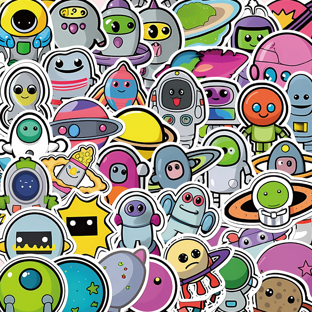 涂中鸦贴纸/立体贴纸50张卡通