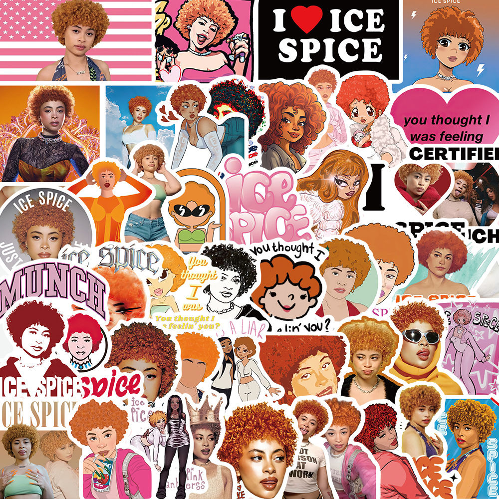 涂中鸦贴纸/立体贴纸50张欧美