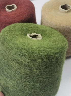 意大利 菲尔普斯Llama 骆马绒弹力马海毛线原桶原标亲肤绒感保暖