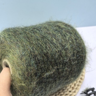 意大利原桶羊驼绒马海毛9500支高比长毛魔幻色纯羊驼绒保暖秋冬线