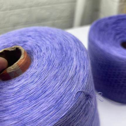 意大利精品幻彩紫羊毛线 85%匹马棉 15%美丽诺 精纺 2/68支 极细