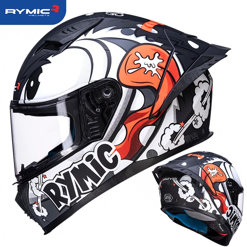 RYMIC全盔可装蓝牙摩托车头盔图片