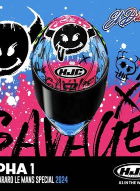 韩国HJC RPHA 1夸塔拉罗系列法比奥赛车手联名款摩托车头盔全盔