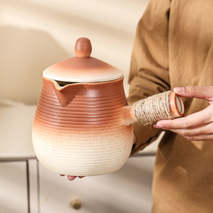 围炉煮茶器具全套烤奶茶罐罐专用壶带盖网红户外炭火炉大容量茶具