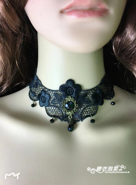 宫廷复古颈饰洛丽塔领子哥特项链