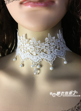 复古宫廷风蕾丝洛丽塔项链新品