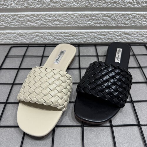 编织度假风凉拖鞋仙女鞋子