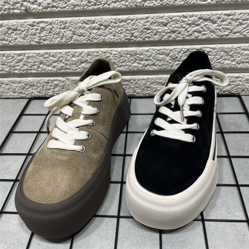 清仓处理厚底真皮系带板鞋女