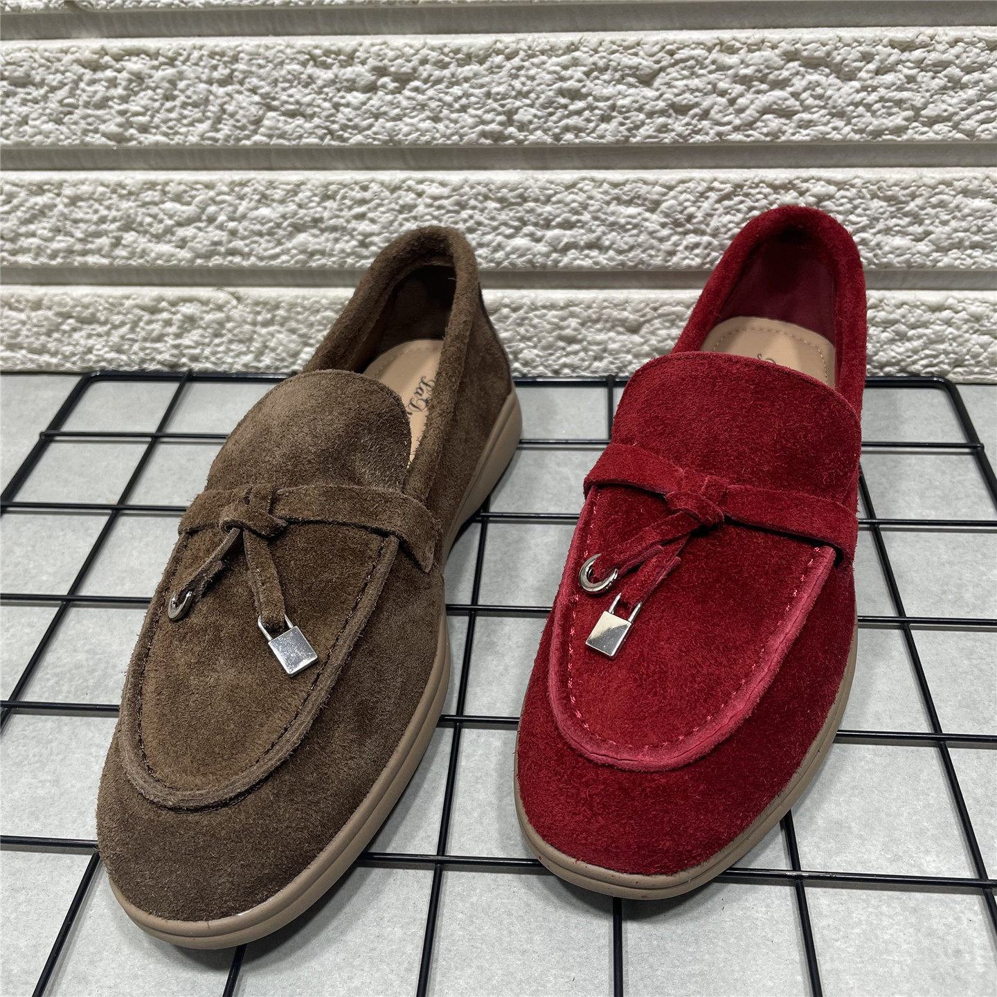 断码处理欧货真皮乐福鞋女春季款英伦风小皮鞋一脚蹬懒人豆豆单鞋