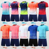 球衣 男女训练比赛队服初中小学生短袖 新款 足球服套装