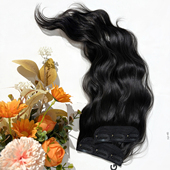 假发片增发量蓬松真发高颅顶中大卷隐形自然无痕垫发根头顶假发女