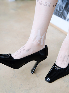 复古vintage古着 | 意大利真头层牛皮 库存老尖货 水钻小黑高跟鞋